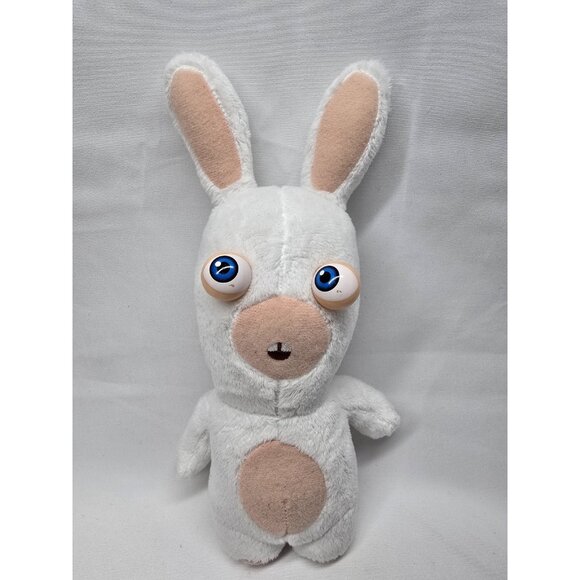 Rabbids Ubisoft White Plush Rabbit Stuffed Animal Toy 2014 McFarlane - Picture 1 of 7